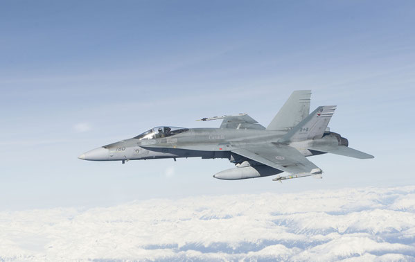 CF-18A "Hornet" in servizio con la RCAF (Foto: Royal Canadian Air Force)