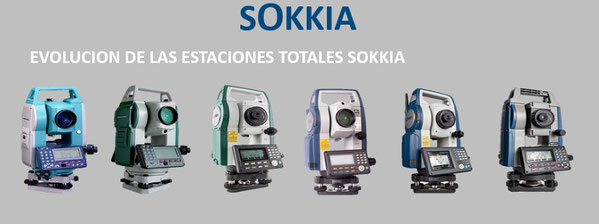 evolucion estaciones totales sokkia