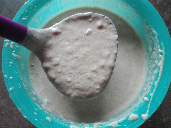 Gesunde Pancakes Teig
