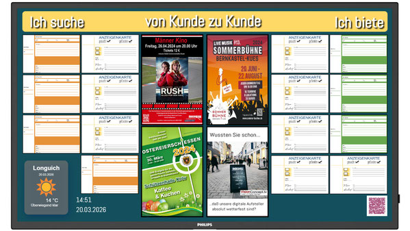 Plakate, Events, Veranstaltungen, Ausflugtipps online als PDF oder Foto ohne Hintergrund senden.