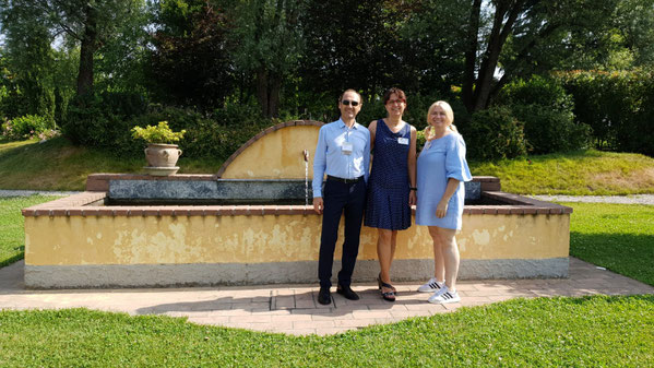 Insieme a Nicola Brambilla, Presidente, e a Roberta Brioschi, Assistant Director.