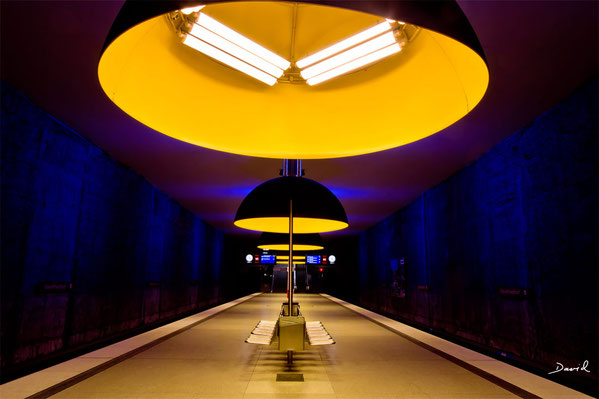 U-Bahnhof Westfriedhof München HDR