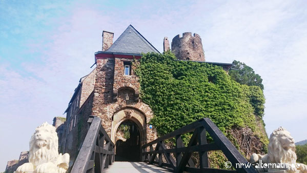 Mosel Burg Eingang - Burgtor an der Mosel