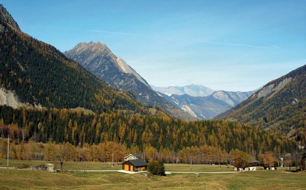 La moraine de Praz de Fort (Val Ferret)