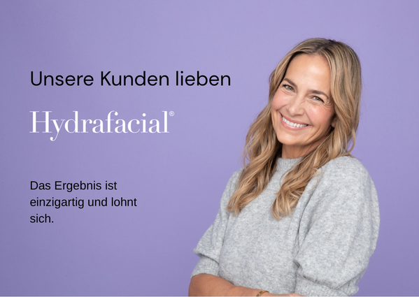 Hydrafacial sorgt für eine nachhaltige Verbesserung Ihrer Haut.