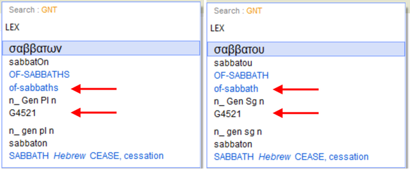 definition Strong number 4521 sabbaton, Sabbath, Scripture4All