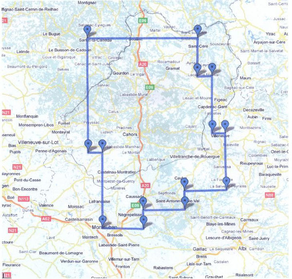 Périmètre Permis de Cahors