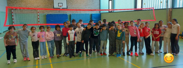 Die Klassen 3b und 3c