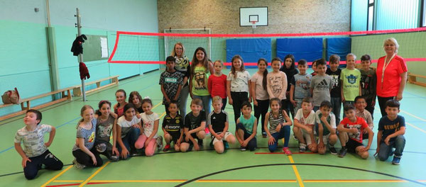 Die Klassen 3a und 3b
