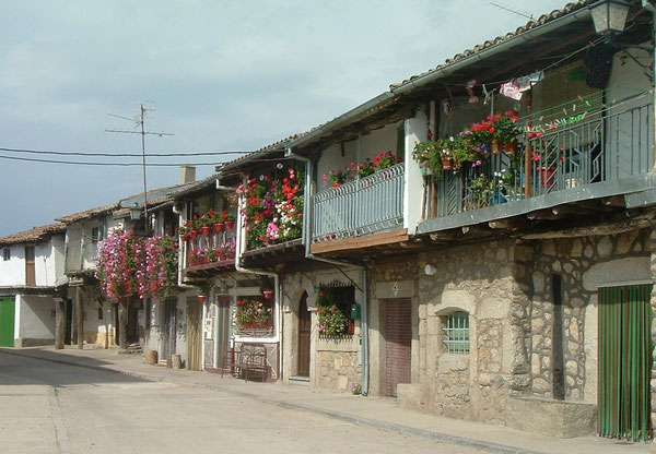 Calzada de Bejar,  lungo la Via de la Plata. Anche la povertà può essere rivestita di grazia ...