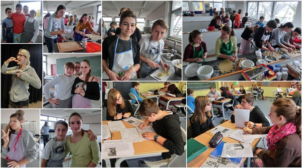 Die Klasse 7d stürmte nach ihrem Skills-Modul die Küche und zauberte leckere Plätzchen.