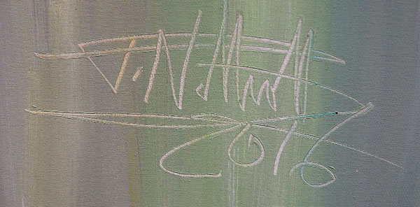 signature of the artist Peter Nottrott and year of creation: 2016