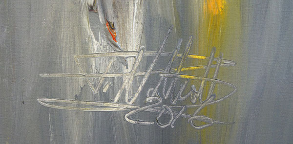 signature of the artist Peter Nottrott and year of creation: 2016