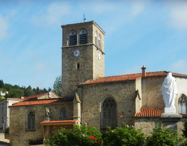 Côté sud de l'église