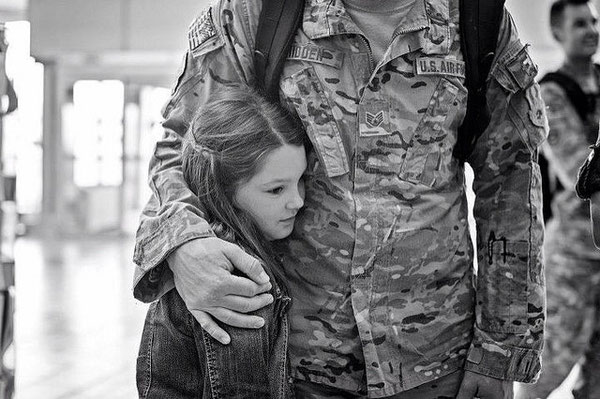 A soldiers return home