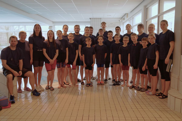 Das Schwimmteam des ATSC für den Wettkampf in Otterndorf. Foto: Imke Grantz