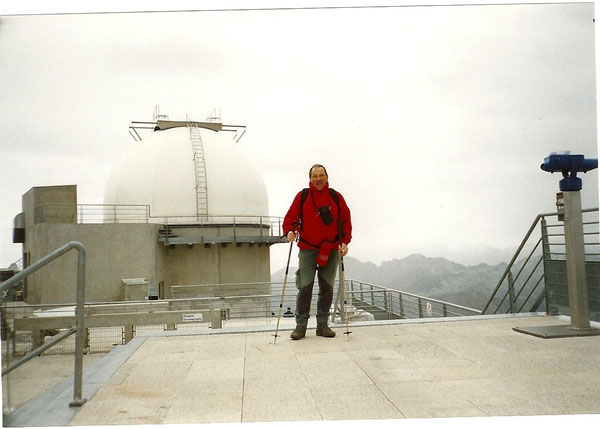 Georges, sur la terrasse de l'observatoire du pic du Midi de Bigorre