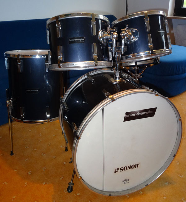 Sonor RK 132 Junior Champion 1984 22" 12" 13" 16" & 14" Snare mit Remo PTS-System