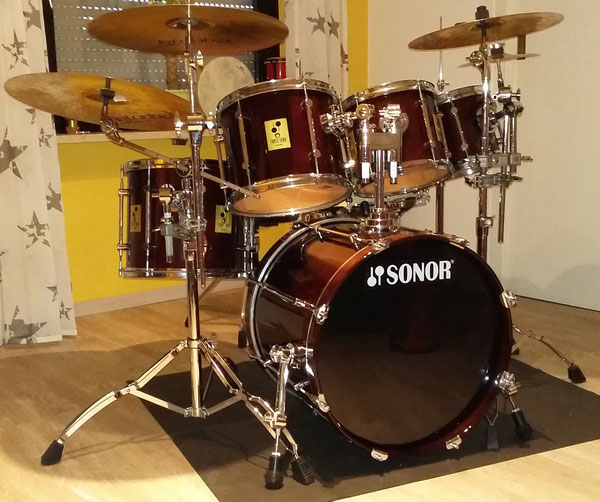 Sonor Force 3000 in Walnut 20"8"10"12"14"