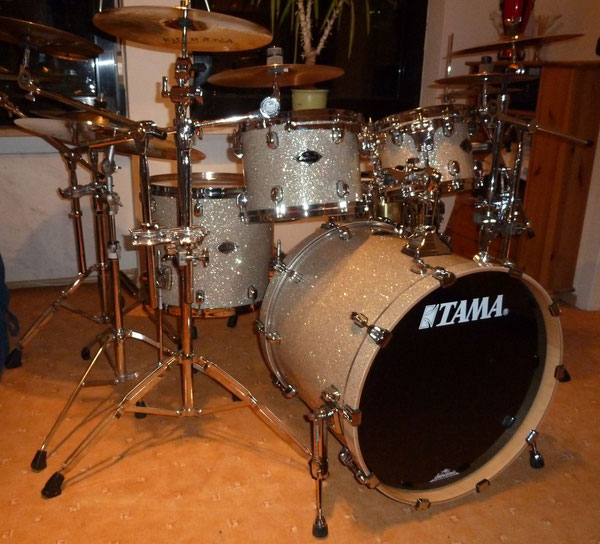 TAMA Starclassic Performer B/B 22" 10" 12" 16" in Diamond Dust