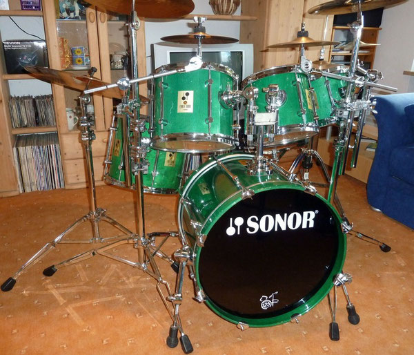 Sonor Force 3000 90er Jahre  20" 8" 10" 12" 14" in Stain Mint