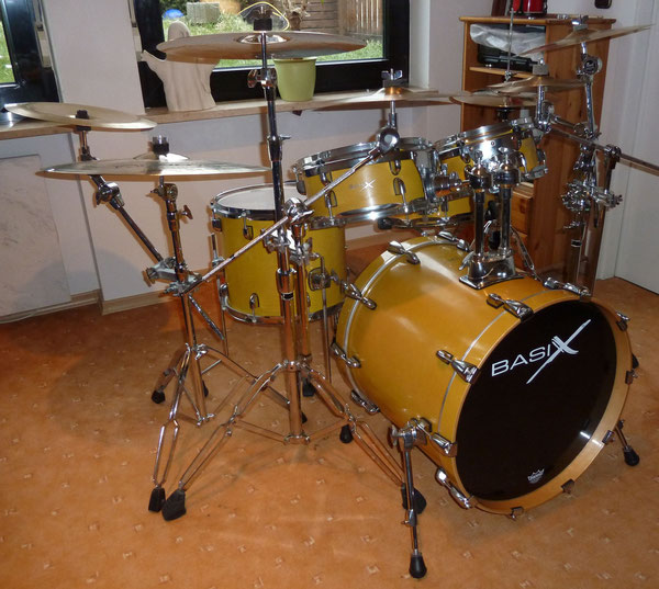 Basix Bumblebee Short Stack 20"10"12"14" & 14" Snare - Nick-Set :-)