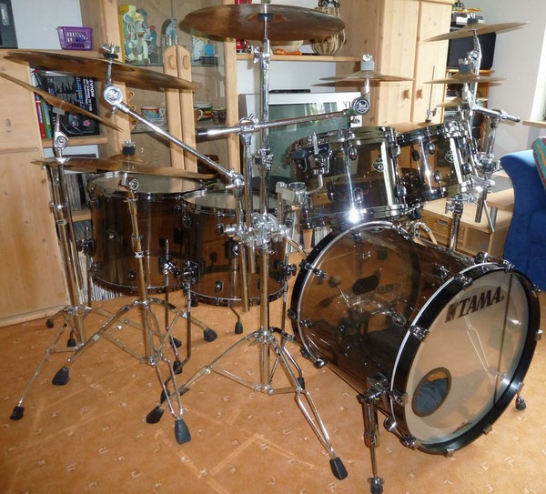 Tama Starclassic Mirage 22" 10" 12" 14" 16" & 14" Snare