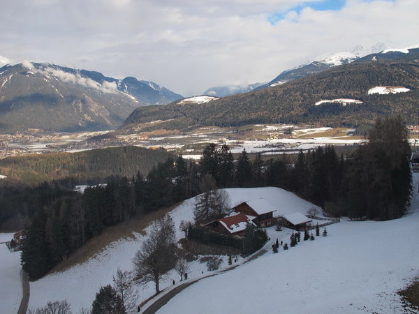 Долина Val Pusteria еще до снегопада