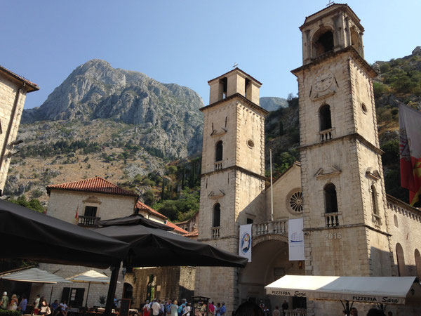 Kotor,  Cathédrale Saint-Tripun。(2016/09/15)