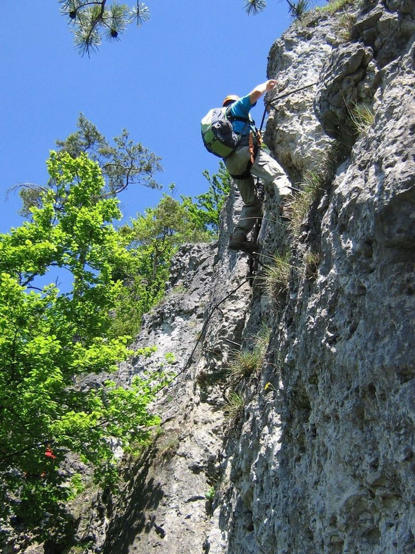 Höhenglück Klettersteig Hersbrucker Schweiz