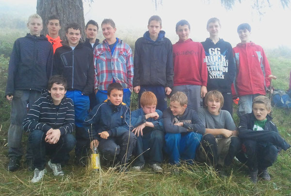 C und B Junioren FC Reichenbach beim Schwenten in Aeschi