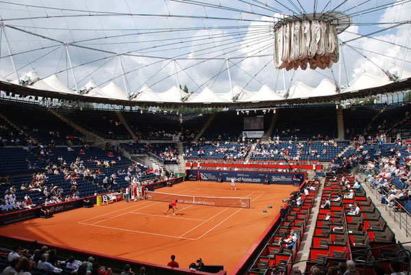 Tennisstadion des DTB am Rothenbaum, Hamburg / Umbau, Erweiterung & Überdachung des   Center-Courts