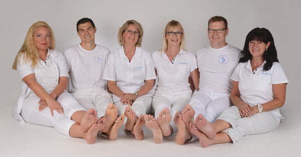 Unser Team v.l.n.r.; Marion, Steffen, Ines, Angelika, Henrik und Kirsten.