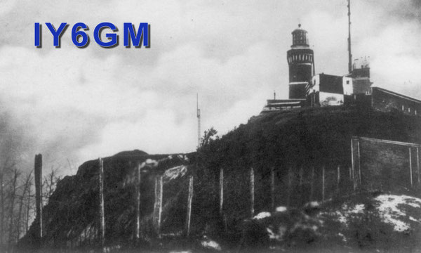 Il faro ed il semaforo di Monte Cappuccini ad Ancona in una foto dei primi del '900