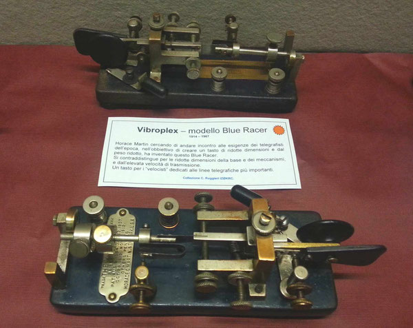 Two Early Blu racer made by Vibroplex. 1914 - The first up, have a first C Namplate S/N 55088