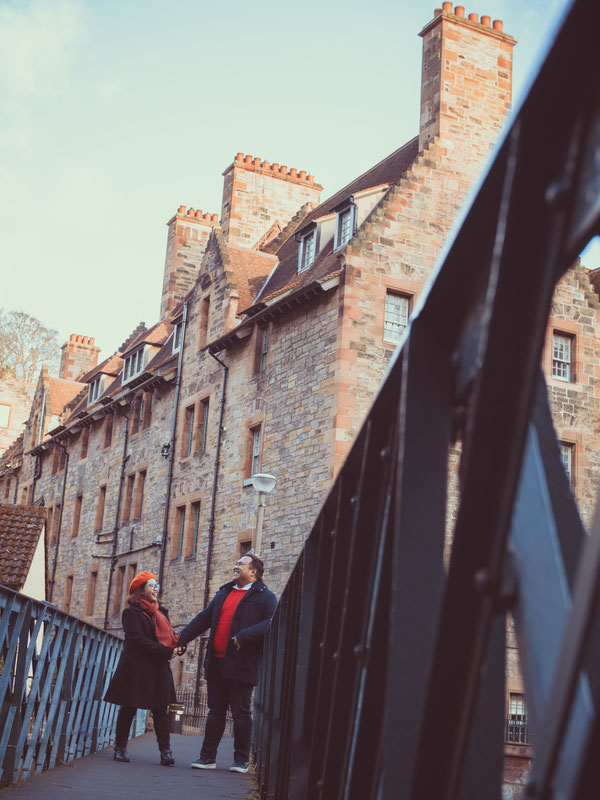 couple shoot edinburgh on a budget