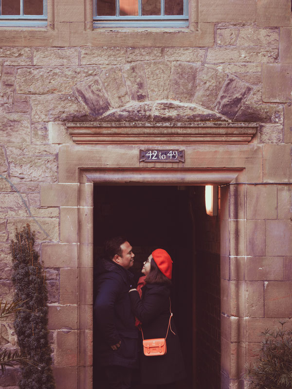 dean village couple shoot edinburgh 