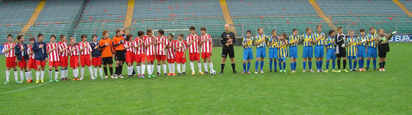 le scuadre finaliste ATLETICO 2000 - ESEDRA D.B.