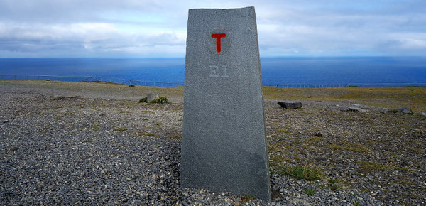 der nördliche Terminus des E1