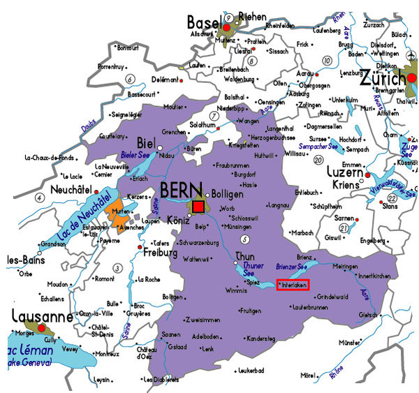 Cantón de Berna - Interlaken