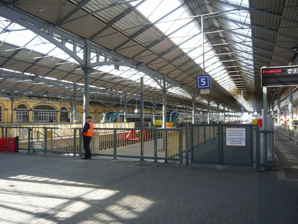 Interior de la estación de Heuston, Dublin