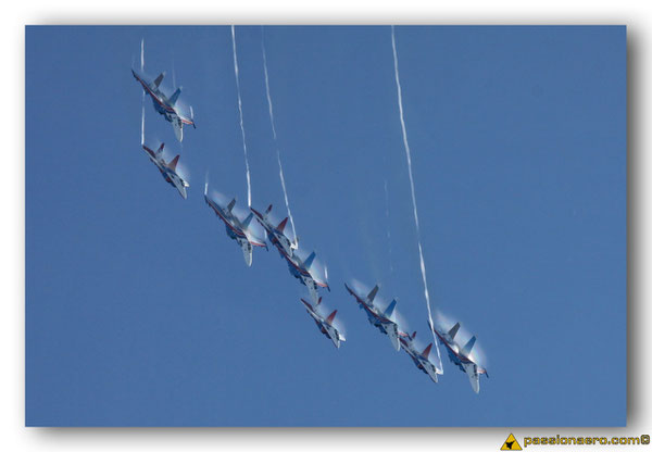 Patrouille Strizhi et Russian Knights