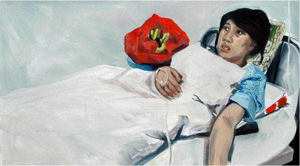 Alke Brinkmann, Feng Jianmei, 130cm x 230cm, Öl auf Leinwand, 2013