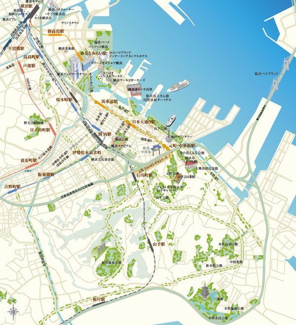横浜地図