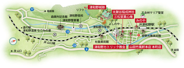 津和野マップ