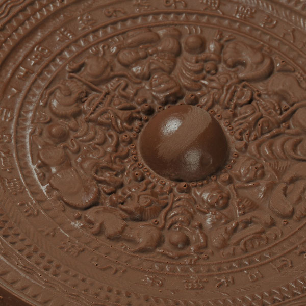 銅鏡チョコ 岐阜 和菓子 柏鳥堂 三角縁神獣鏡