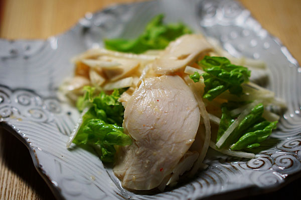 仲本律子　R工房　茨城県笠間市　陶芸作家　女性陶芸家　ブログ　鶏ハム　むね肉　土鍋　土鍋料理