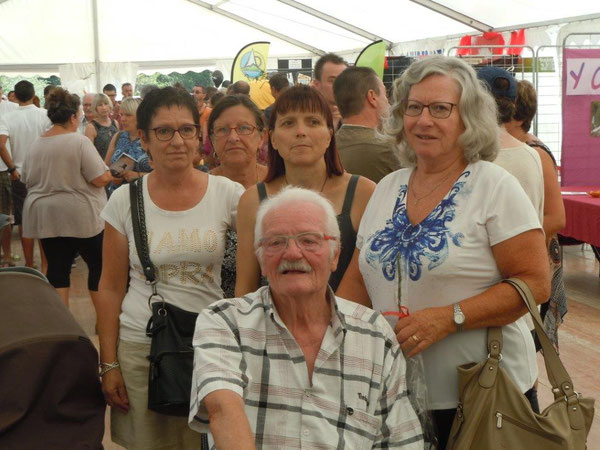 Gérard, Marie-Laure, Jocelyne et Yolande