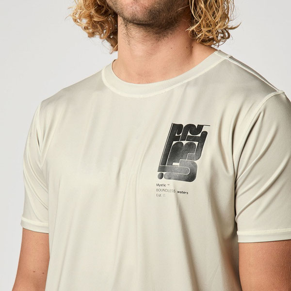 Mystic Boarding S/S Rashvest Sand im Angebot