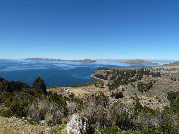 Derniere vue du lac Titicaca, direction La Paz !